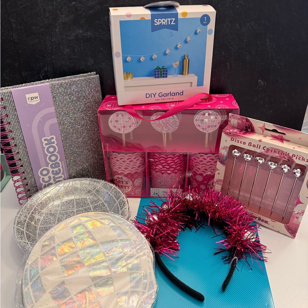 Spritz Hot Pink Disco Party!  🪩🪩🪩